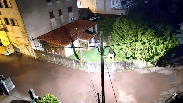 Nova inundación na Rúa do Santo Nova inundación na Rúa do Santo