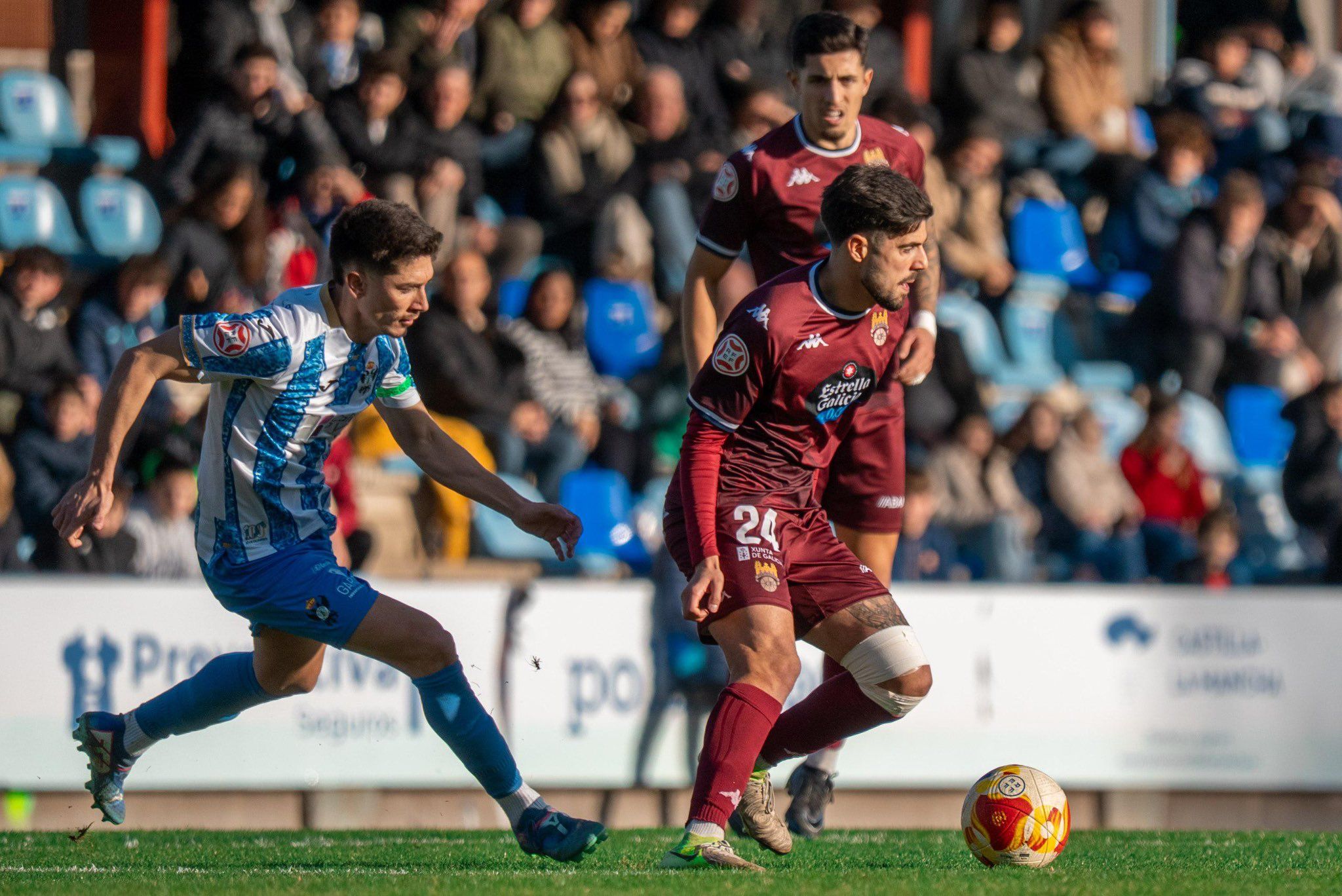 Tiago Rodríguez, en el partido entre Talavera y Pontevedra