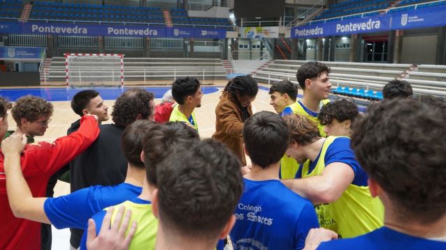 Bruno Landim tras llegar a Pontevedra
