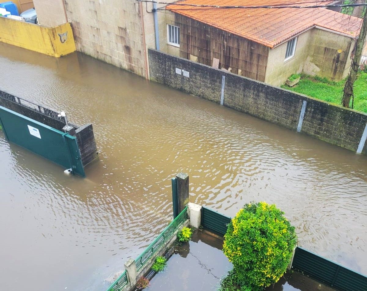 Inundación en la Rúa do Santo