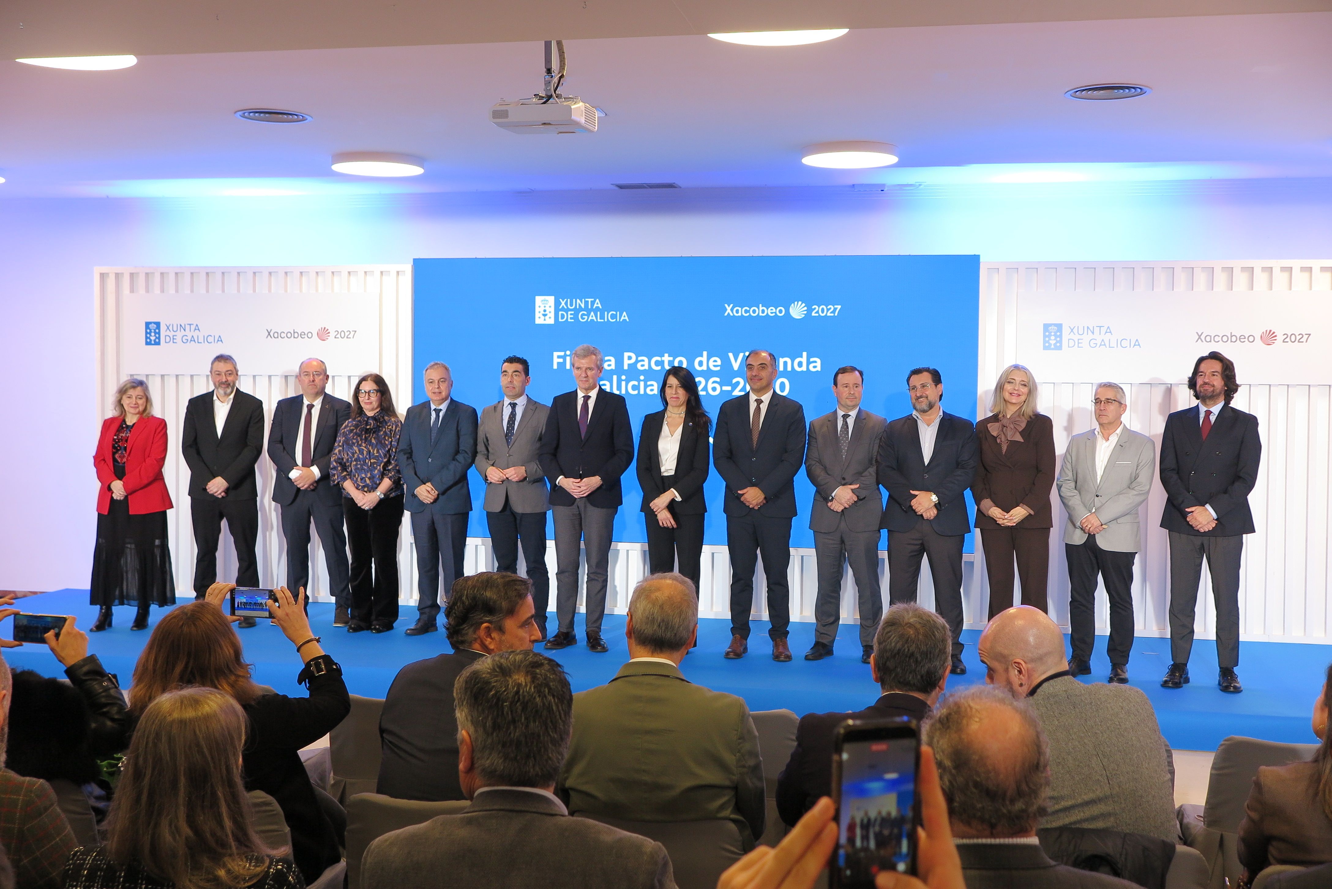 Acto de firma del II Pacto de vivienda de Galicia