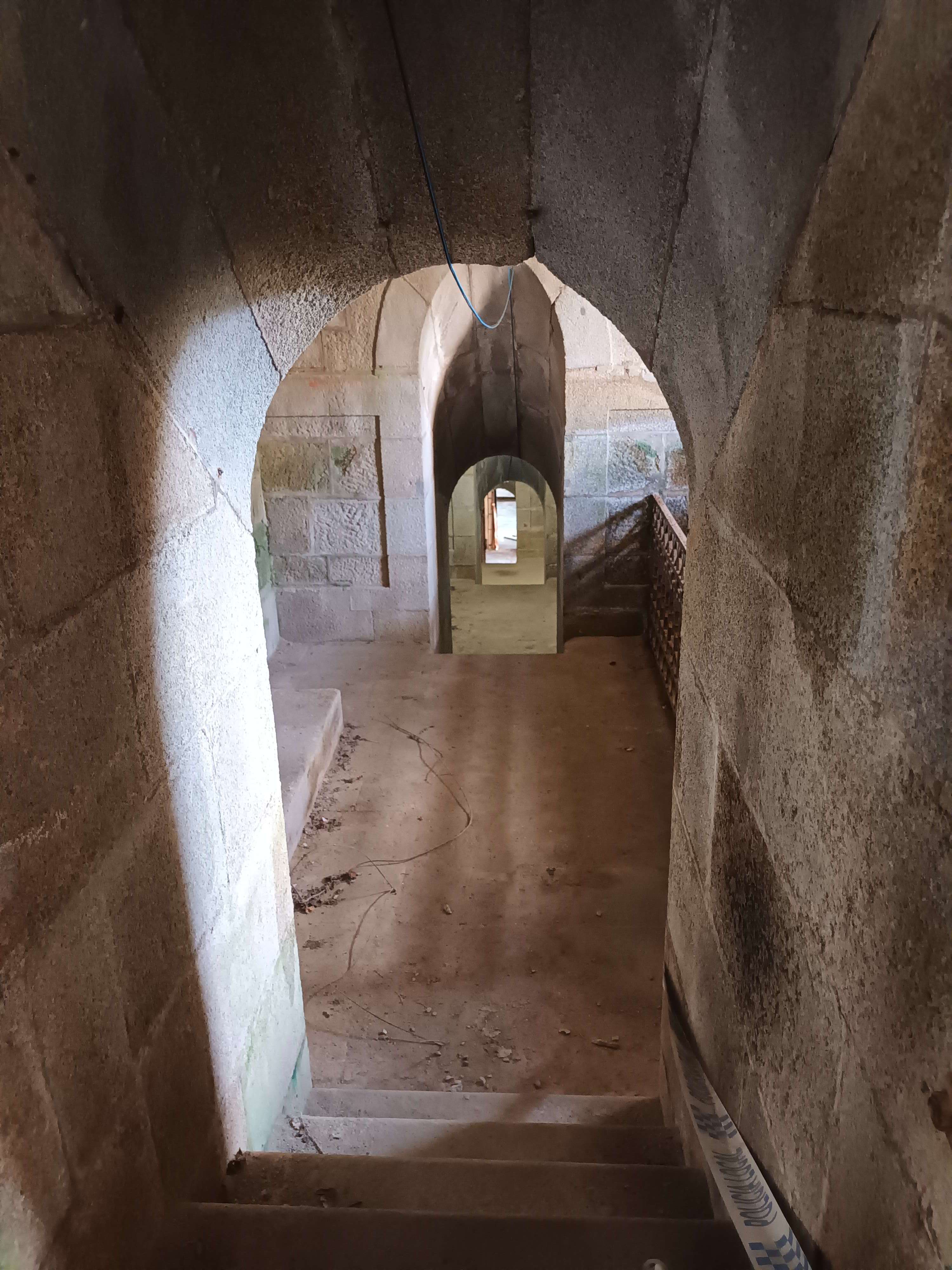 Imaxe do Castelo da Palma, escalinata interior Imaxe do Castelo da Palma, escalinata interior