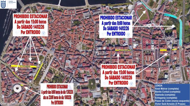 Restrición de estacionamento