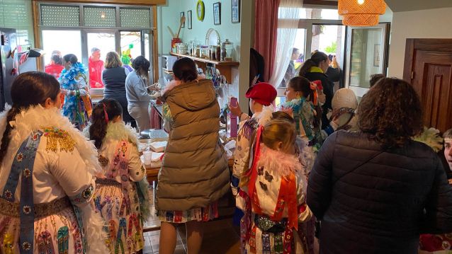Madamas e Galáns visitaron os domicilios