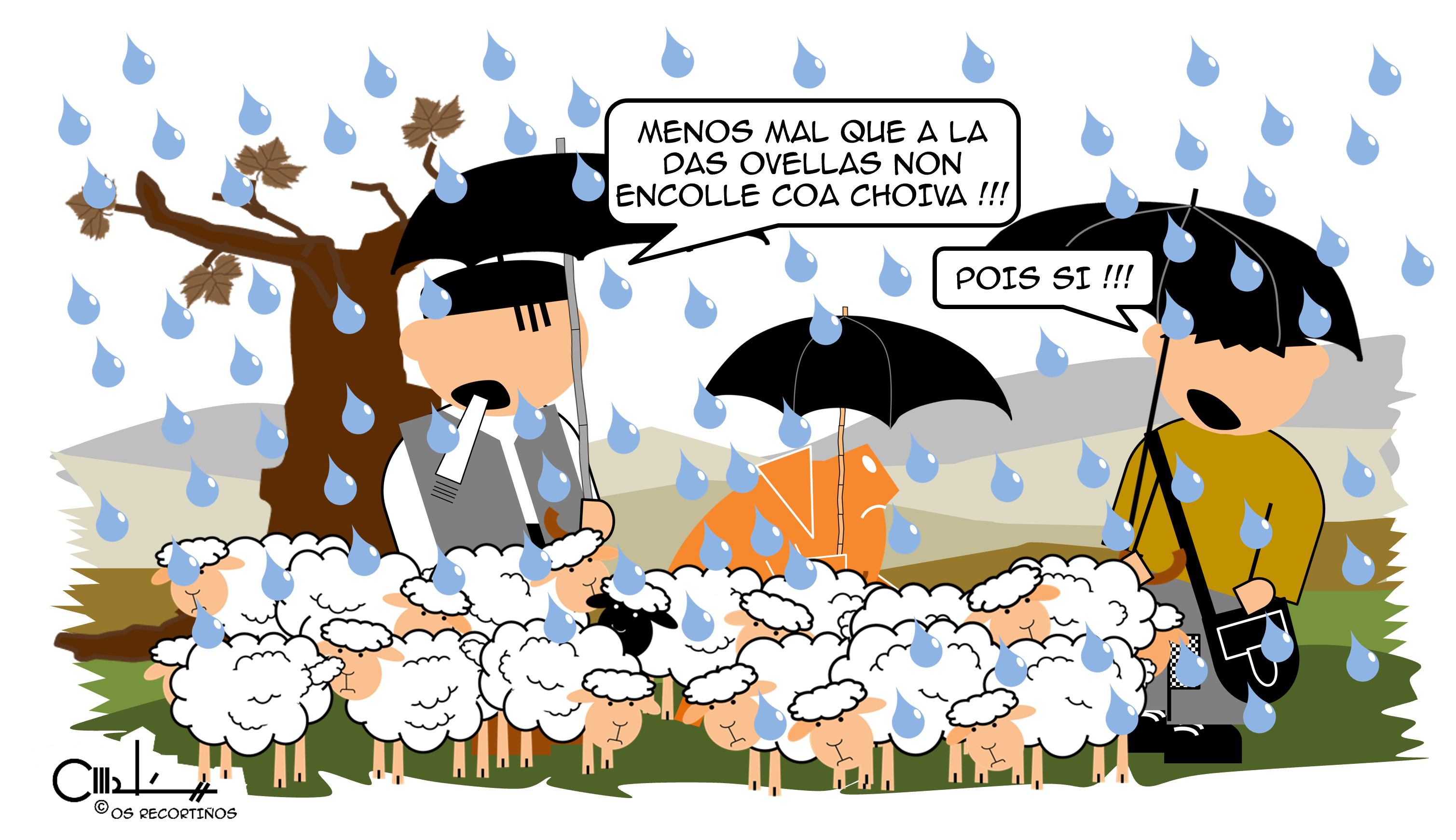 Os Recortiños a la non encolle