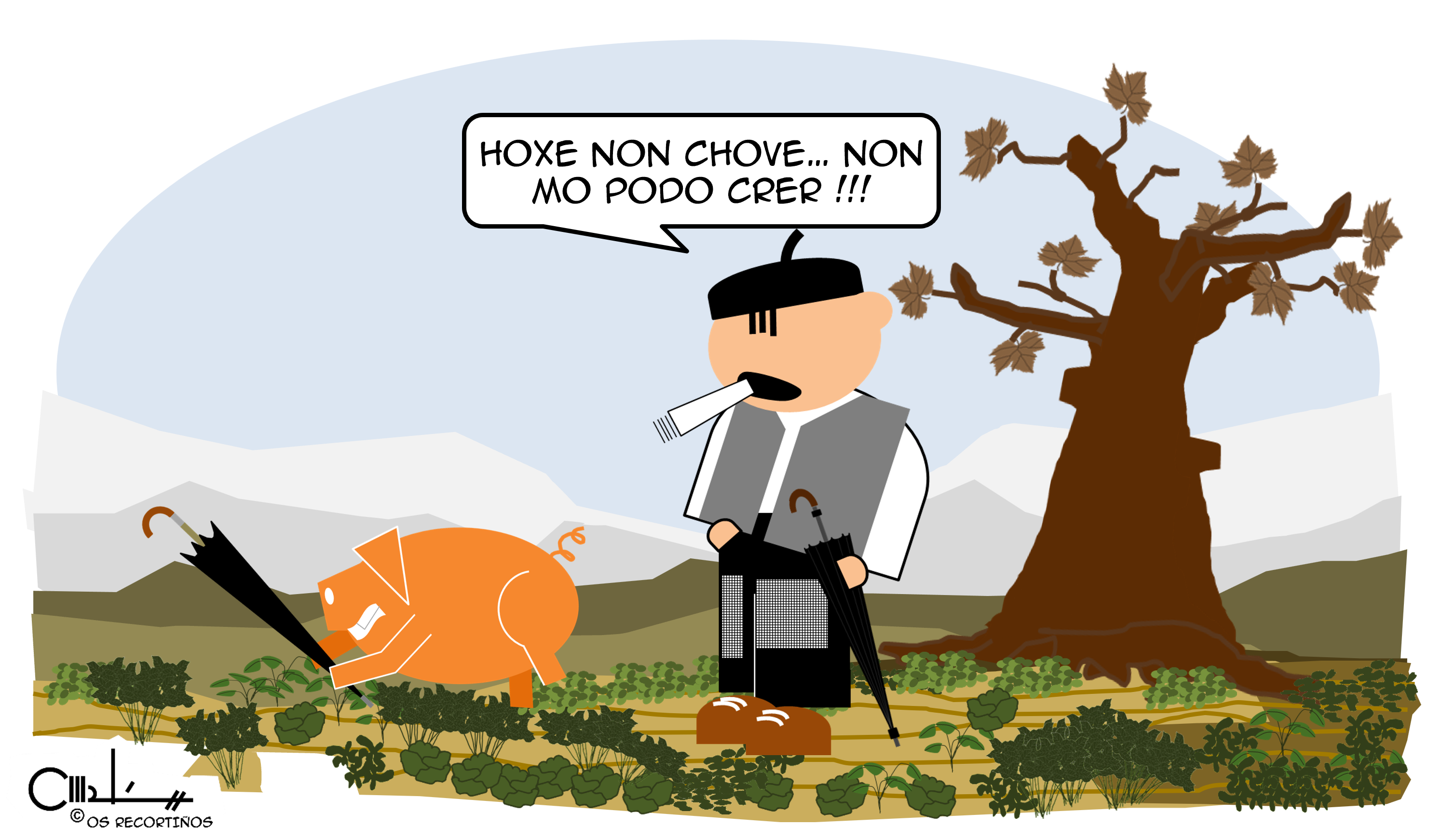 OS RECORTIÑOS NON MO PODO CRER