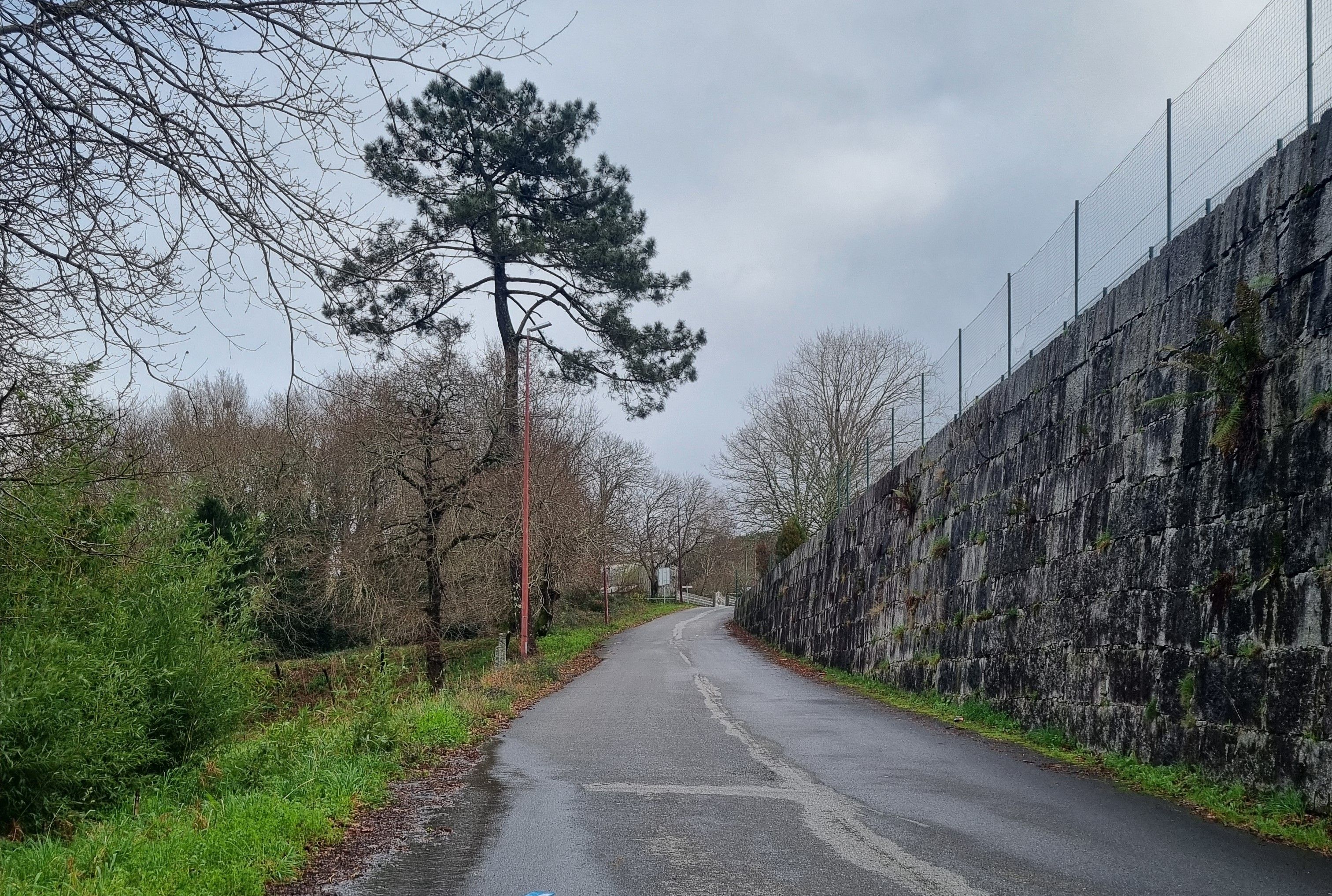 Rúa N7 de Santa Lucía, en Moraña