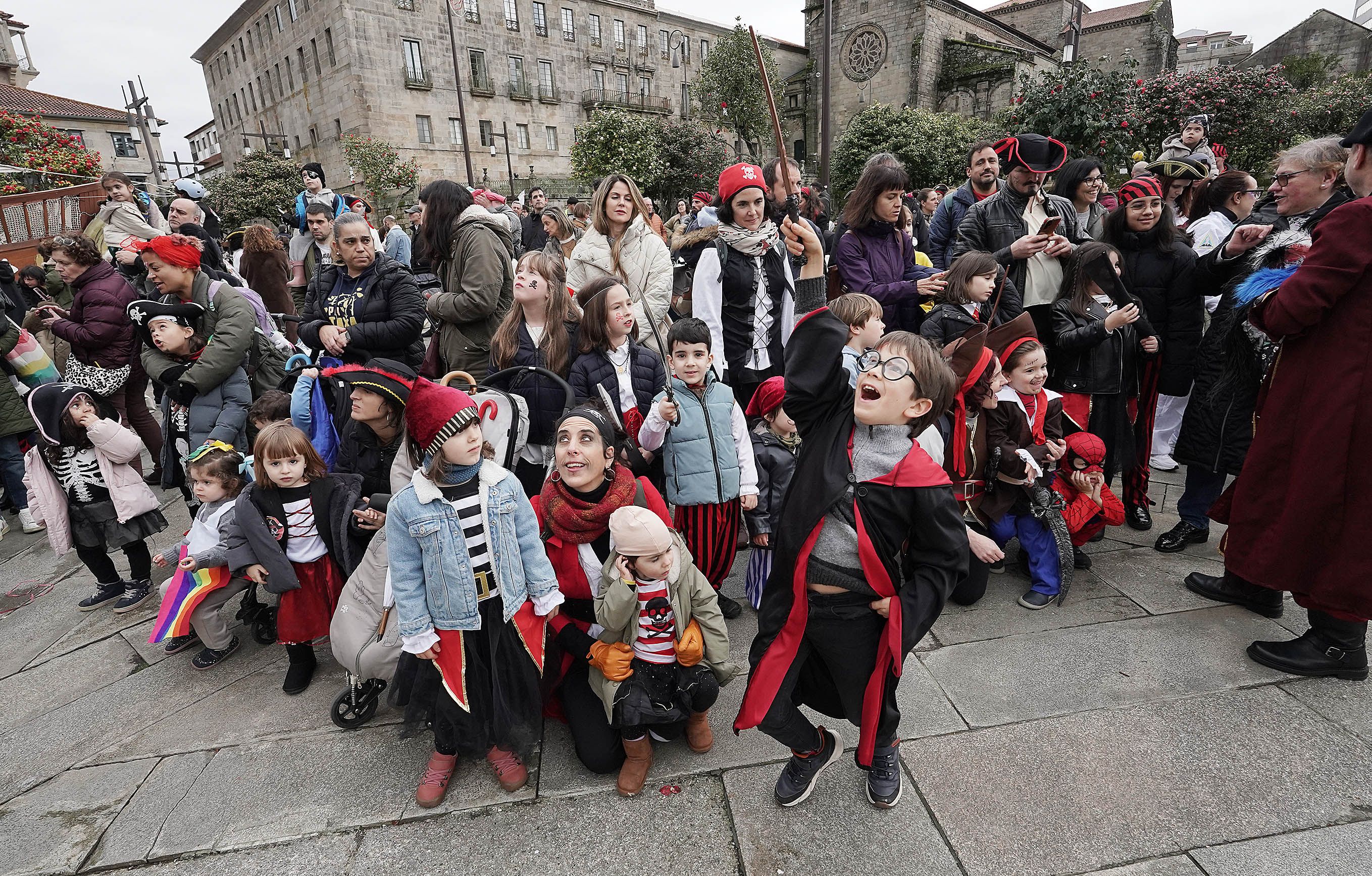 Fiesta pirata infantil en la Praza da Ferrería