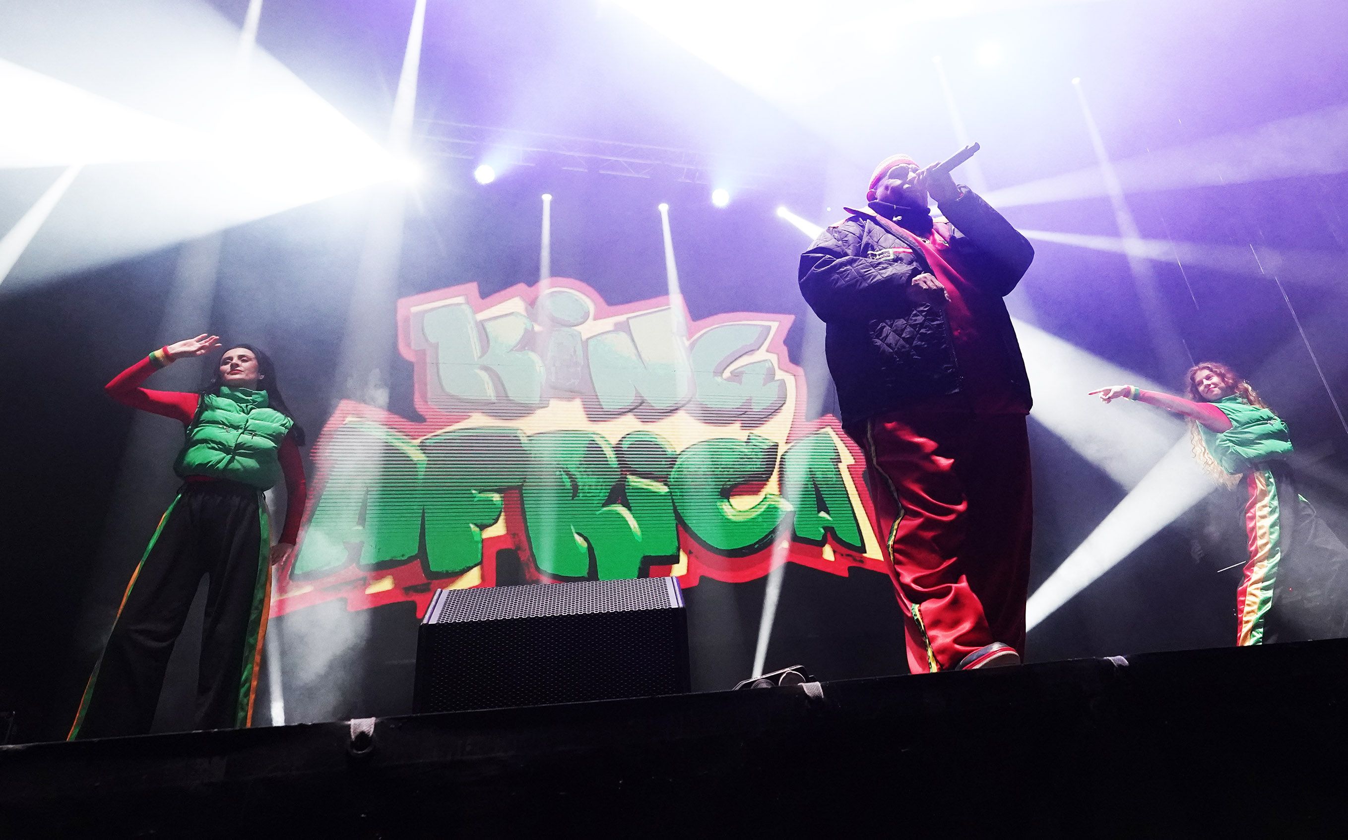 Concierto de King África en la Noite Pirata del Entroido pontevedrés