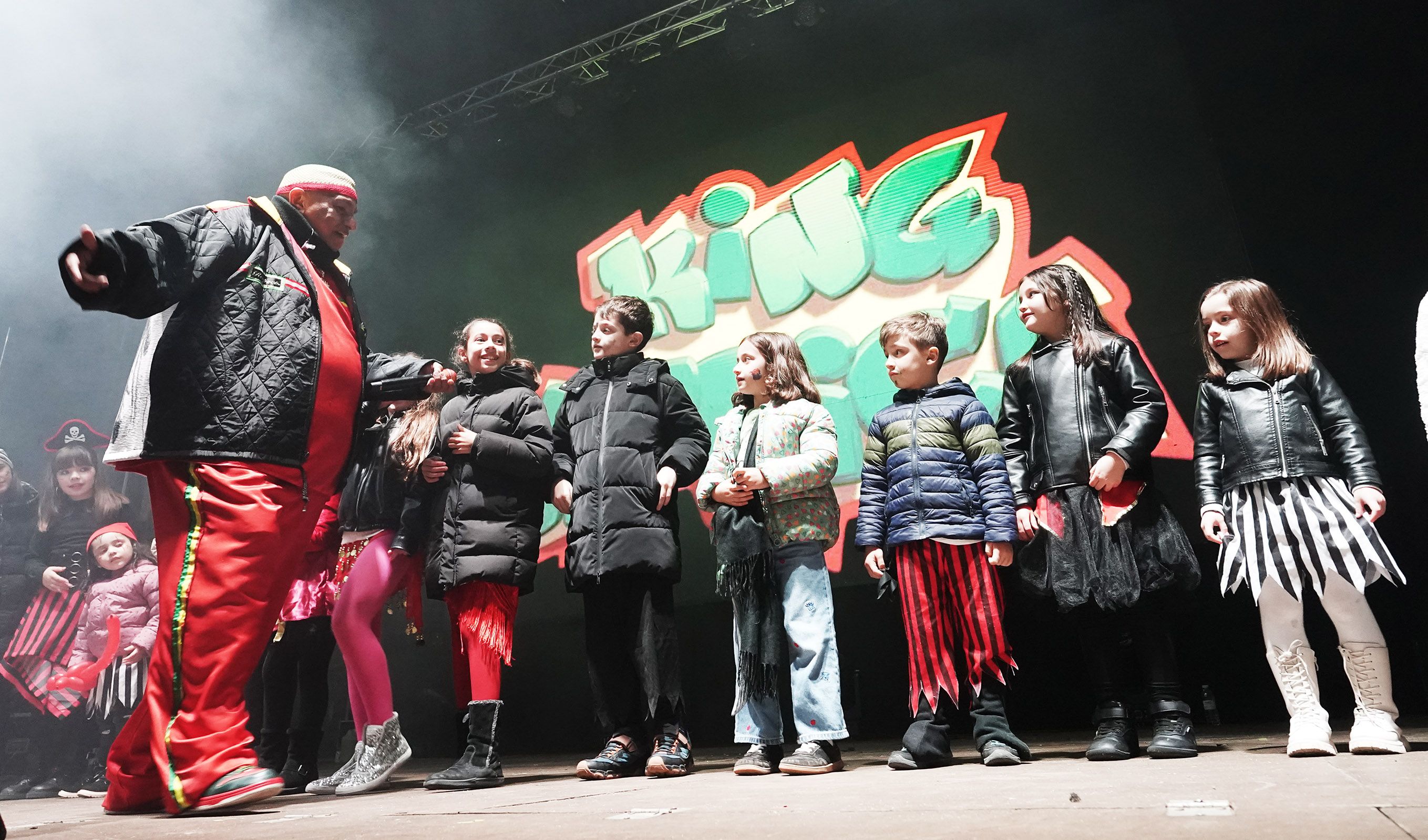 Concierto de King África en la Noite Pirata del Entroido pontevedrés
