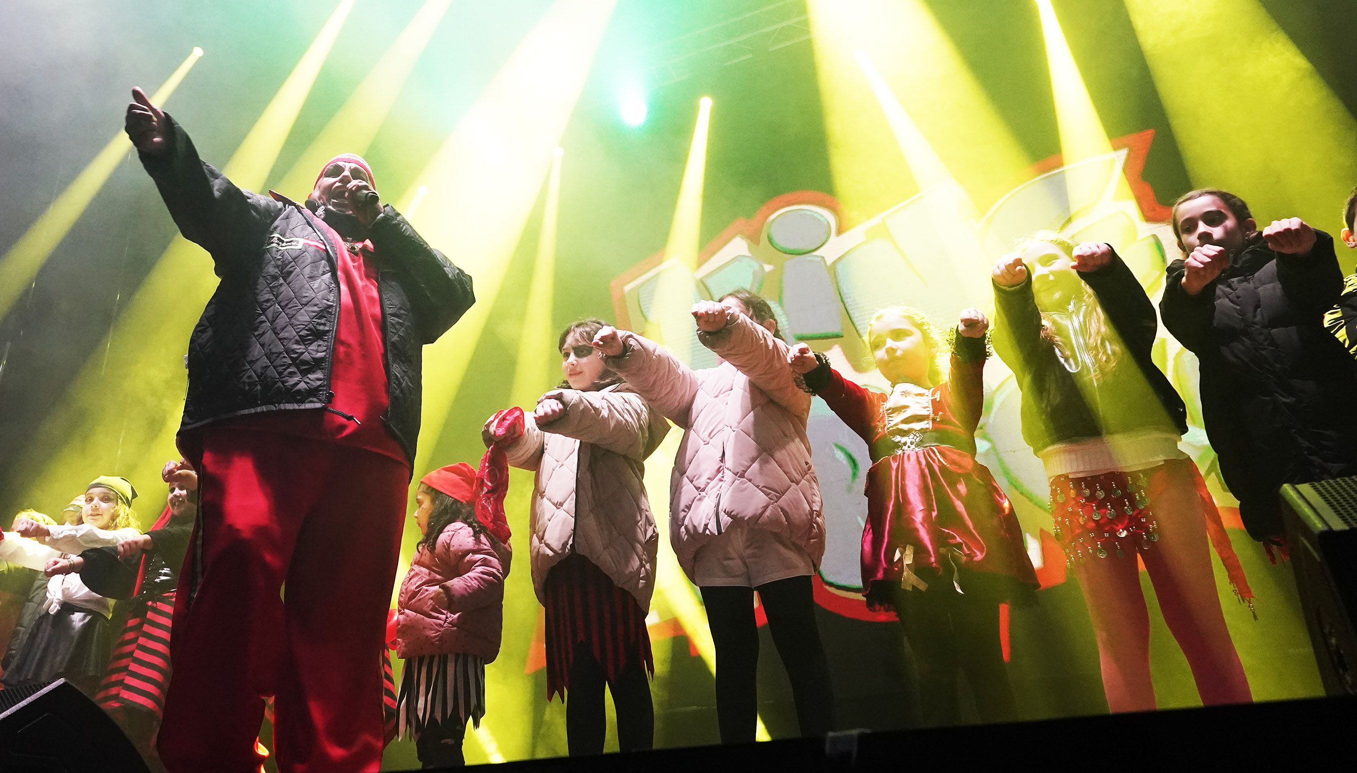 Concierto de King África en la Noite Pirata del Entroido pontevedrés