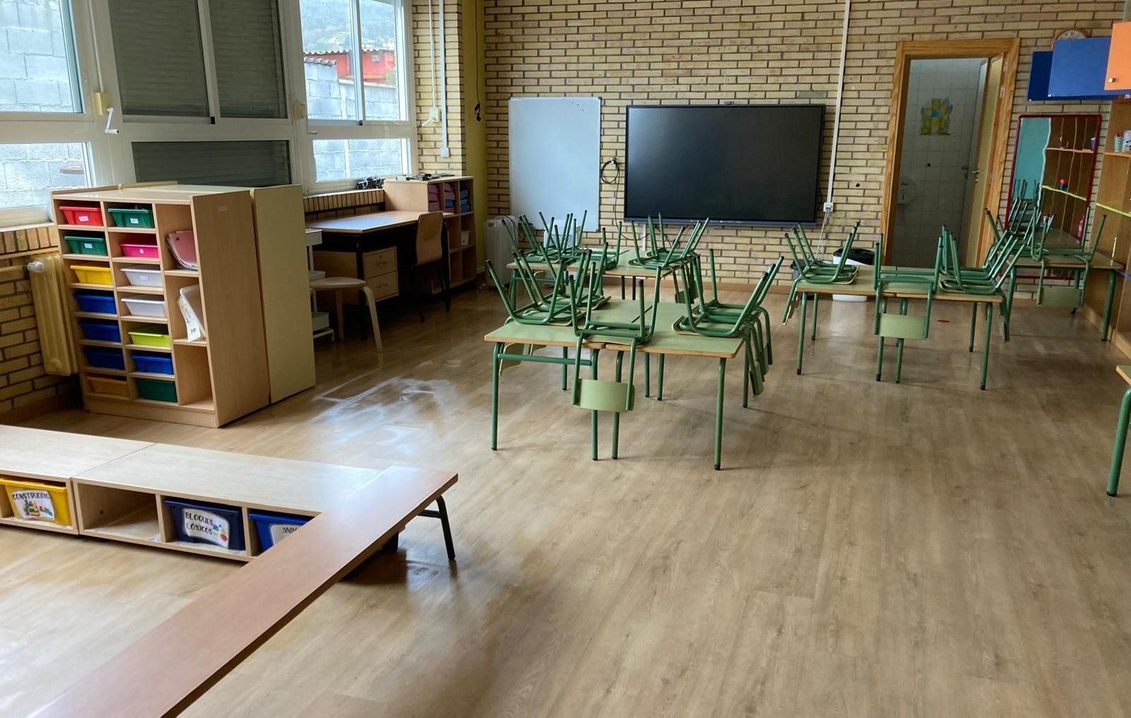 El colegio de Tenorio, listo para retomar la actividad tras el incendio