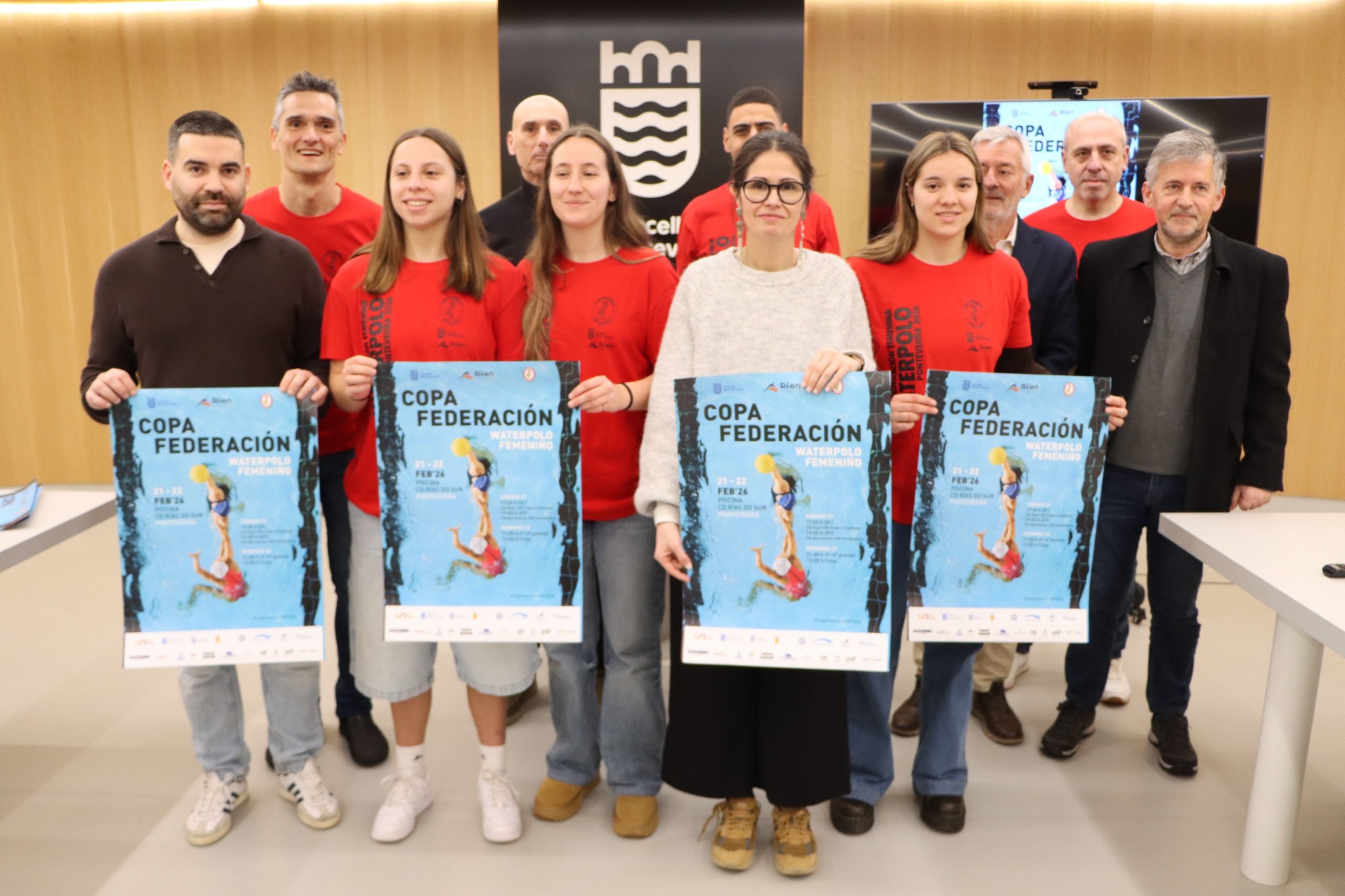 Presentación de la Copa Federación de waterpolo