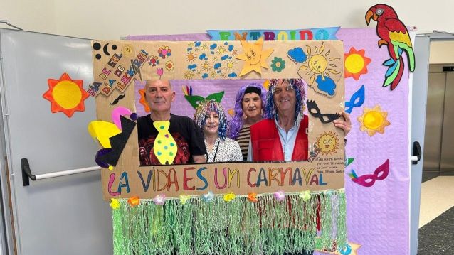 Celebración de carnaval en la Residencia de Mayores de Campolongo