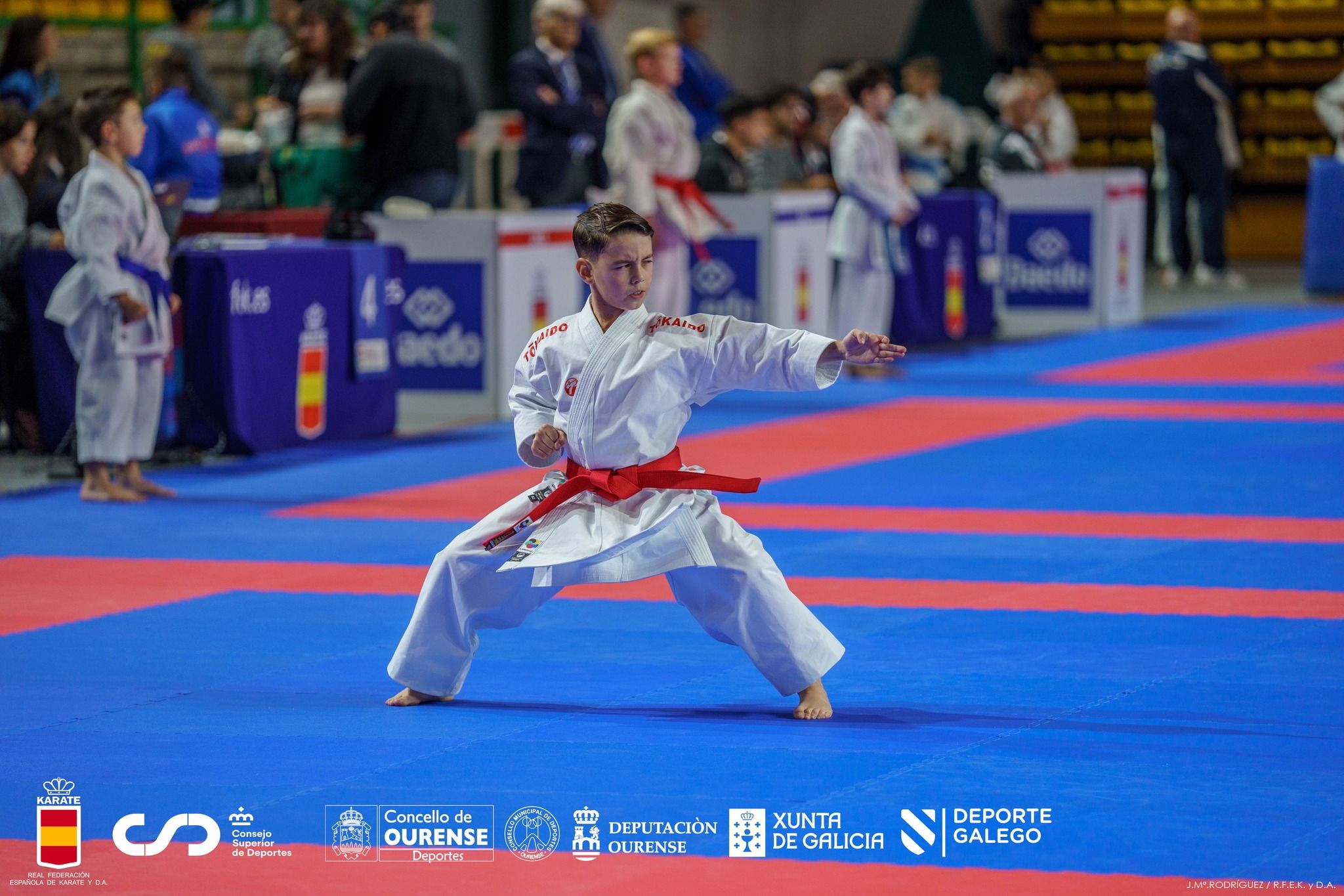 Mateo Quintás, karateka pontevedrés