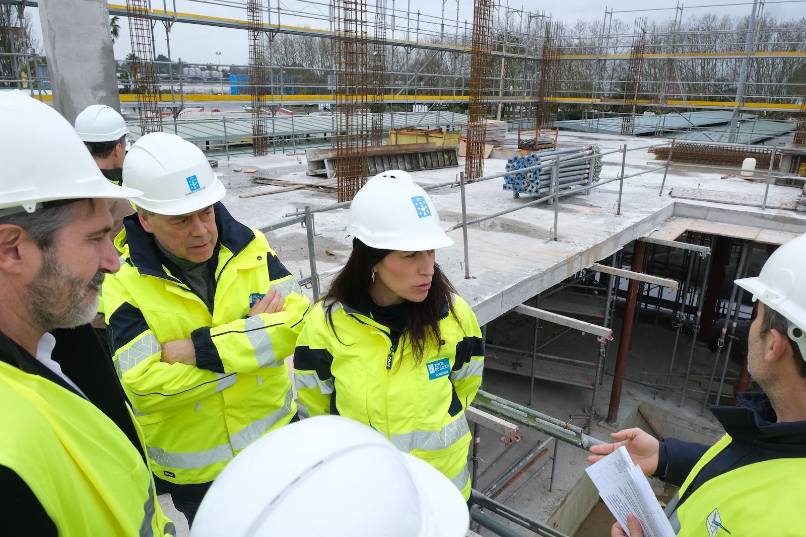 Obras del nuevo centro de salud de Vilagarcía