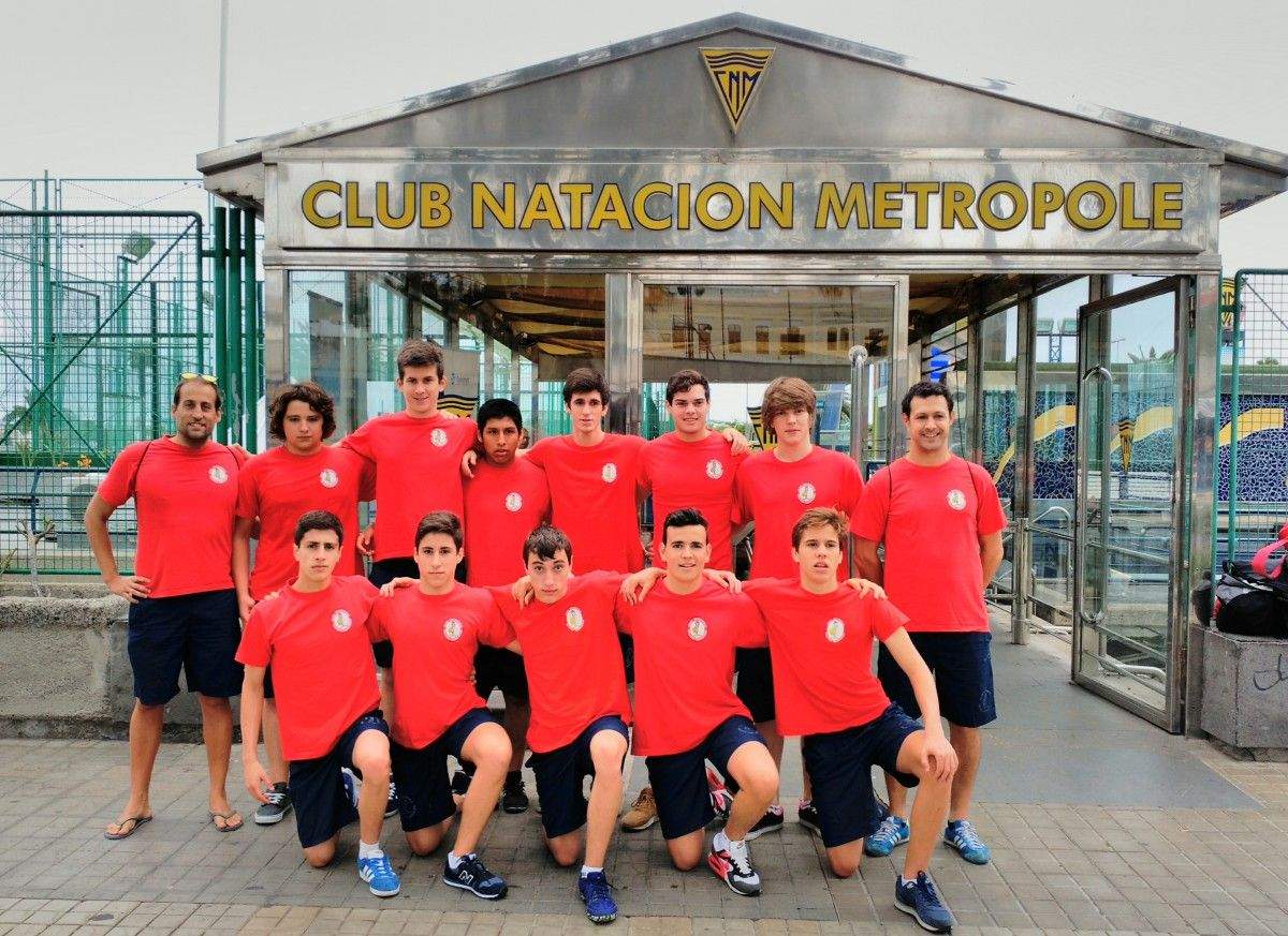 Equipo del CW Galaico en el Nacional juvenil que se ha disputado en Las Palmas