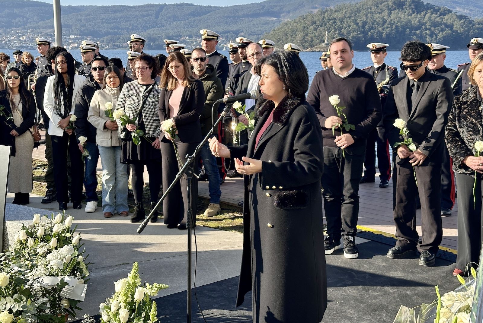Acto por el cuarto aniversario del naufragio del Villa de Pitanxo