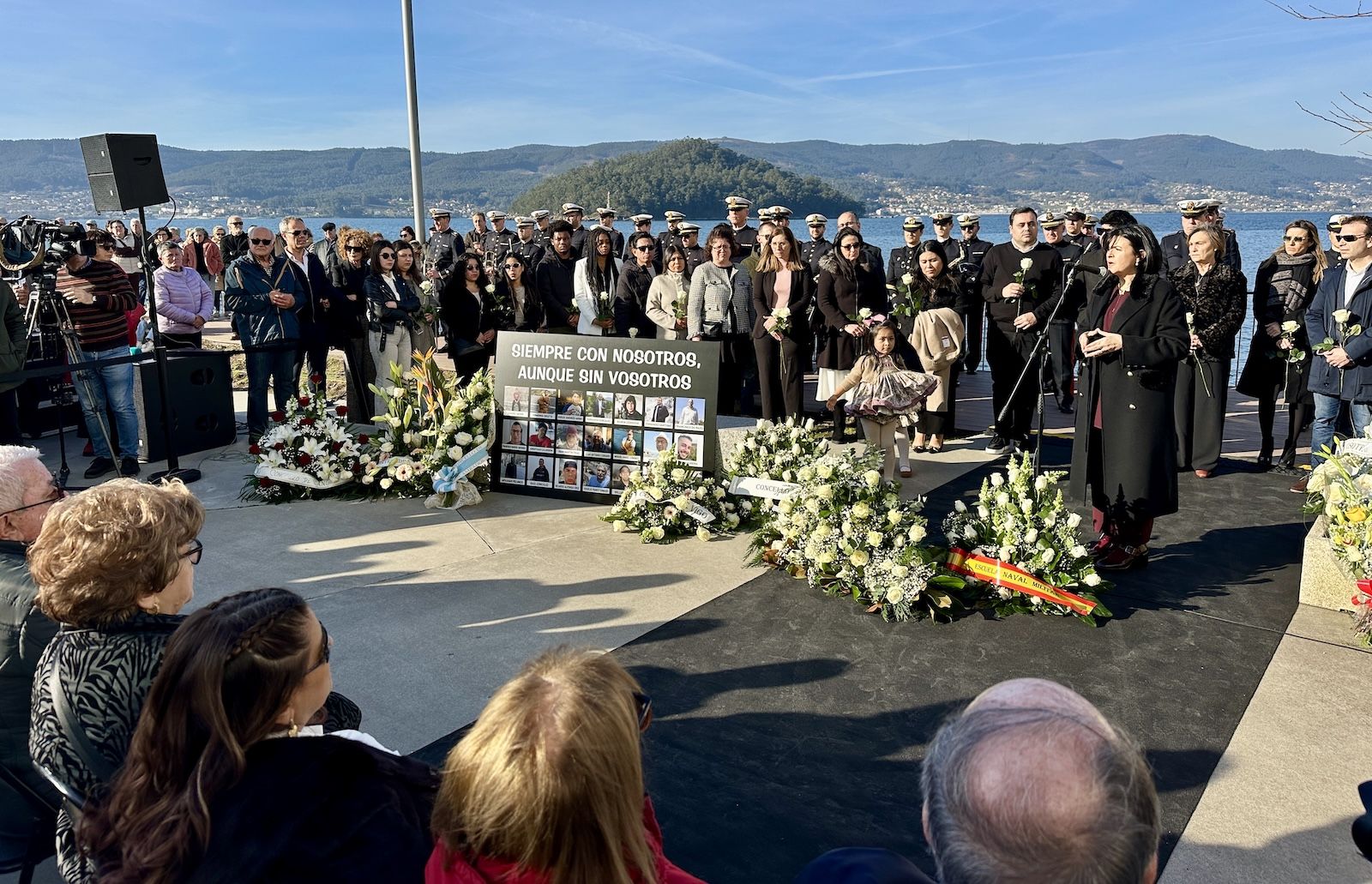 Acto por el cuarto aniversario del naufragio del Villa de Pitanxo