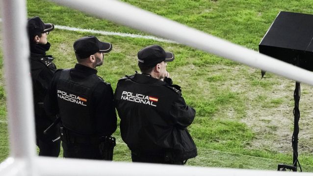 Juan José Meilán y Jhonatan Núñez, coordinadores del dispositivo de seguridad en Pasarón Juan José Meilán y Jhonatan Núñez, coordinadores del dispositivo de seguridad en Pasarón