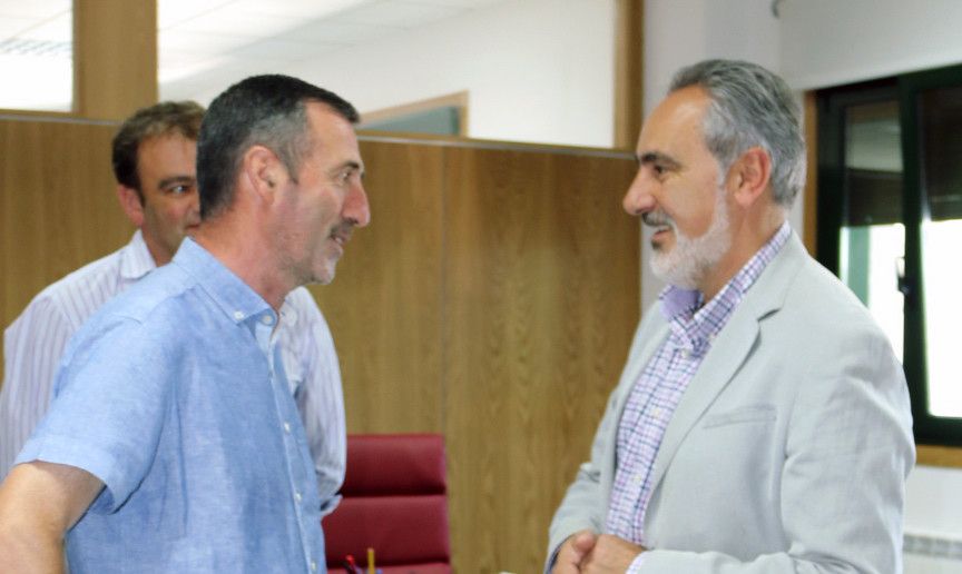 Xosé Manuel Abraldes, alcalde de Barro co Delegado da Xunta