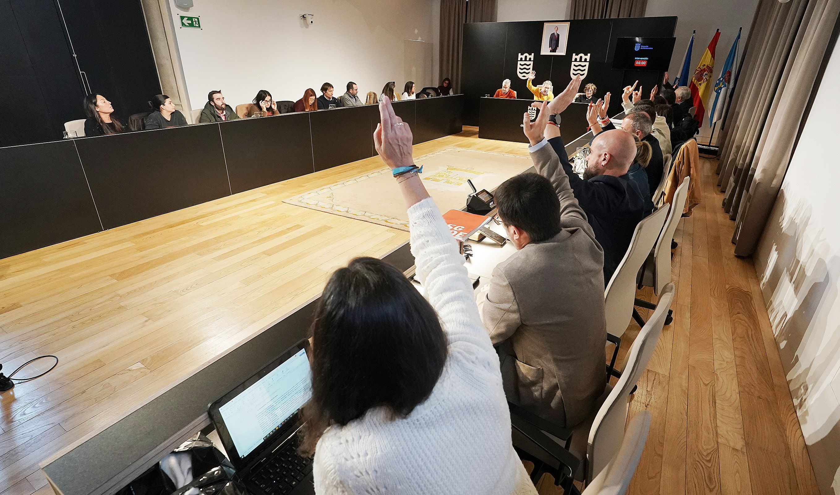 Pleno extraordinario de aprobación de los presupuestos 2026 de Pontevedra