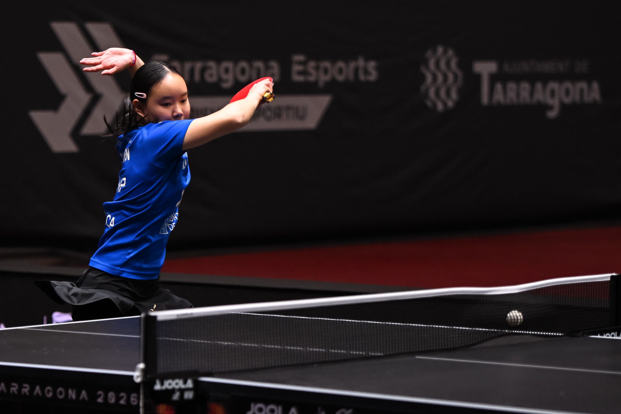 Jiaqi Guo, en la final del Torneo Estatal en Tarragona