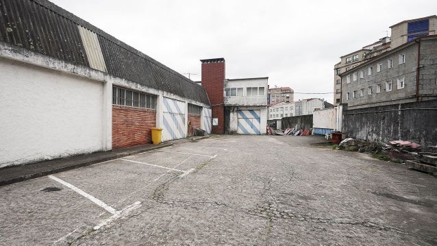 Parcela da Avenida de Uruguai na que a Xunta pretende construír vivenda pública