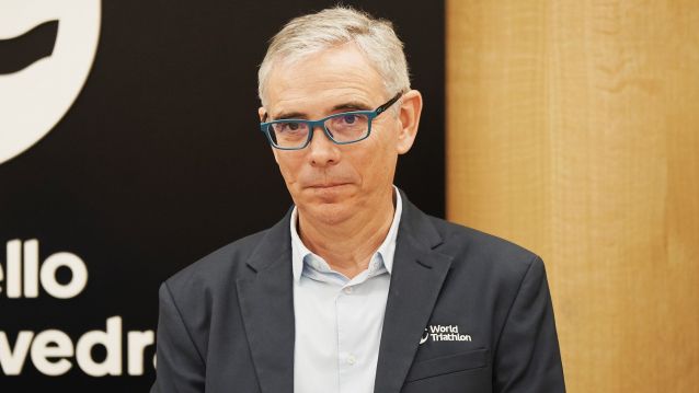 Antonio Fernández, presidente da World Triathlon Antonio Fernández, presidente da World Triathlon