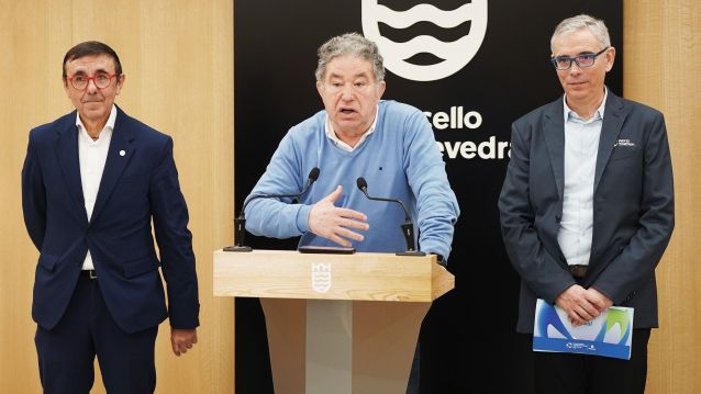 José Hidalgo, Miguel Anxo Fernández Lores e Antonio Fernández José Hidalgo, Miguel Anxo Fernández Lores e Antonio Fernández
