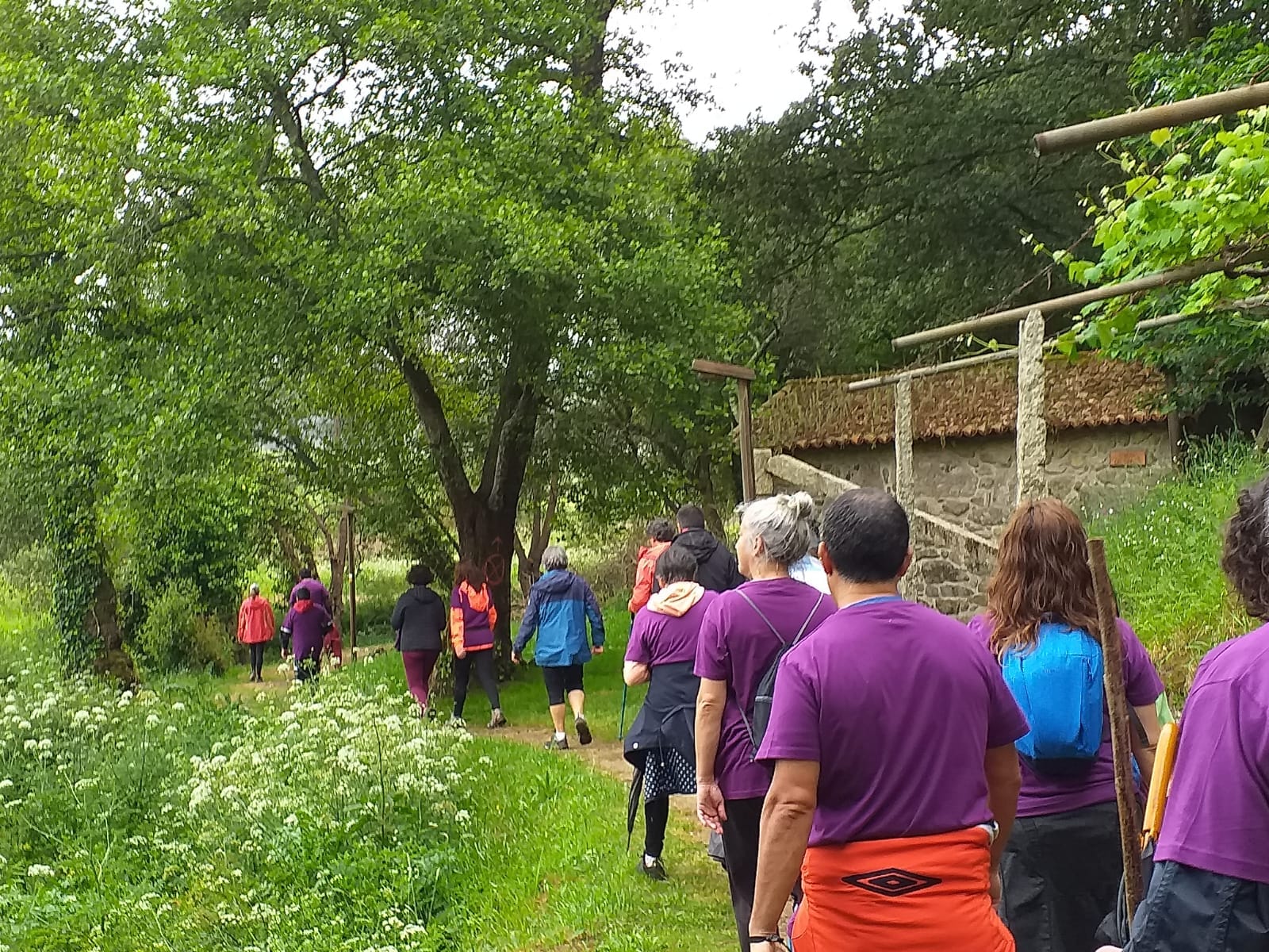 Caminata por la igualdad en Meaño