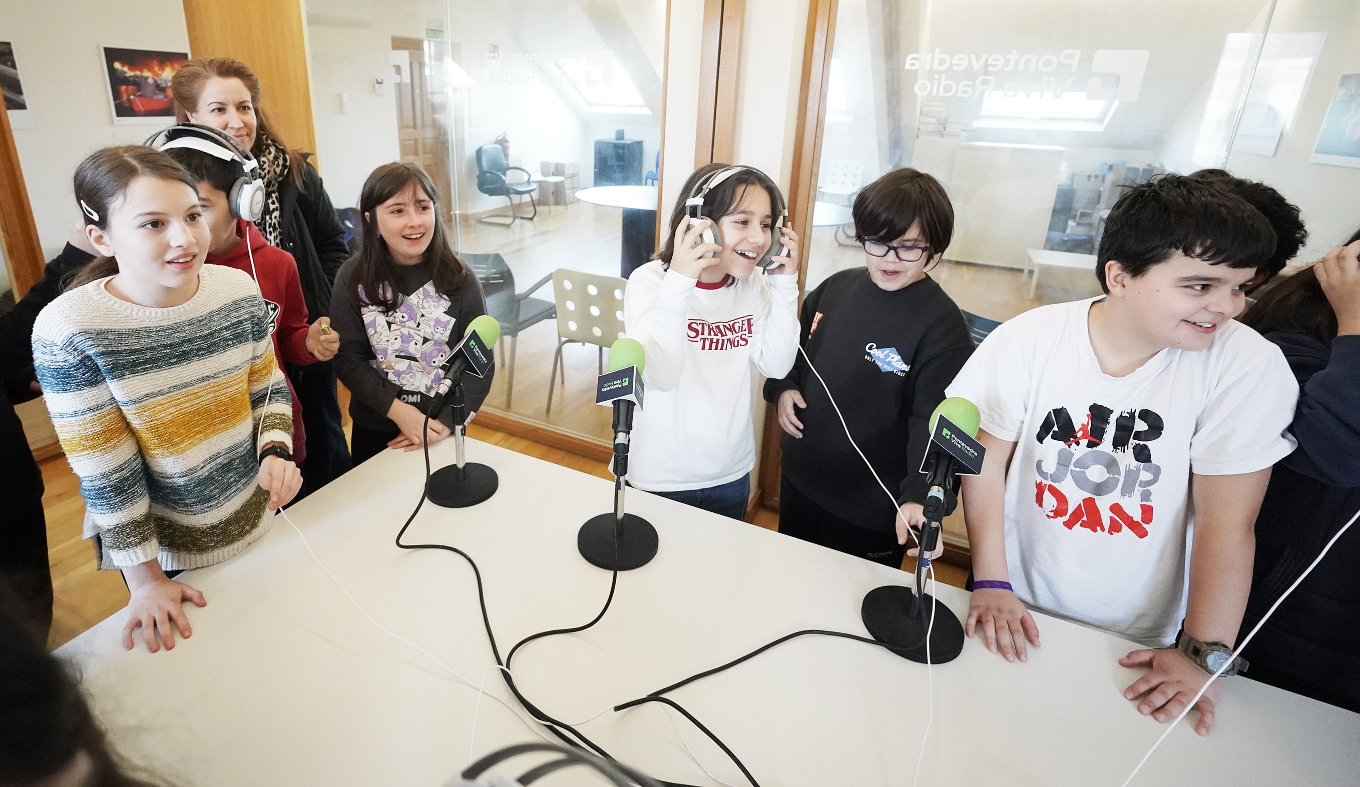 Escolares de quinto curso del CEIP Cabanas de Pontevedra Escolares de quinto curso del CEIP Cabanas de Pontevedra