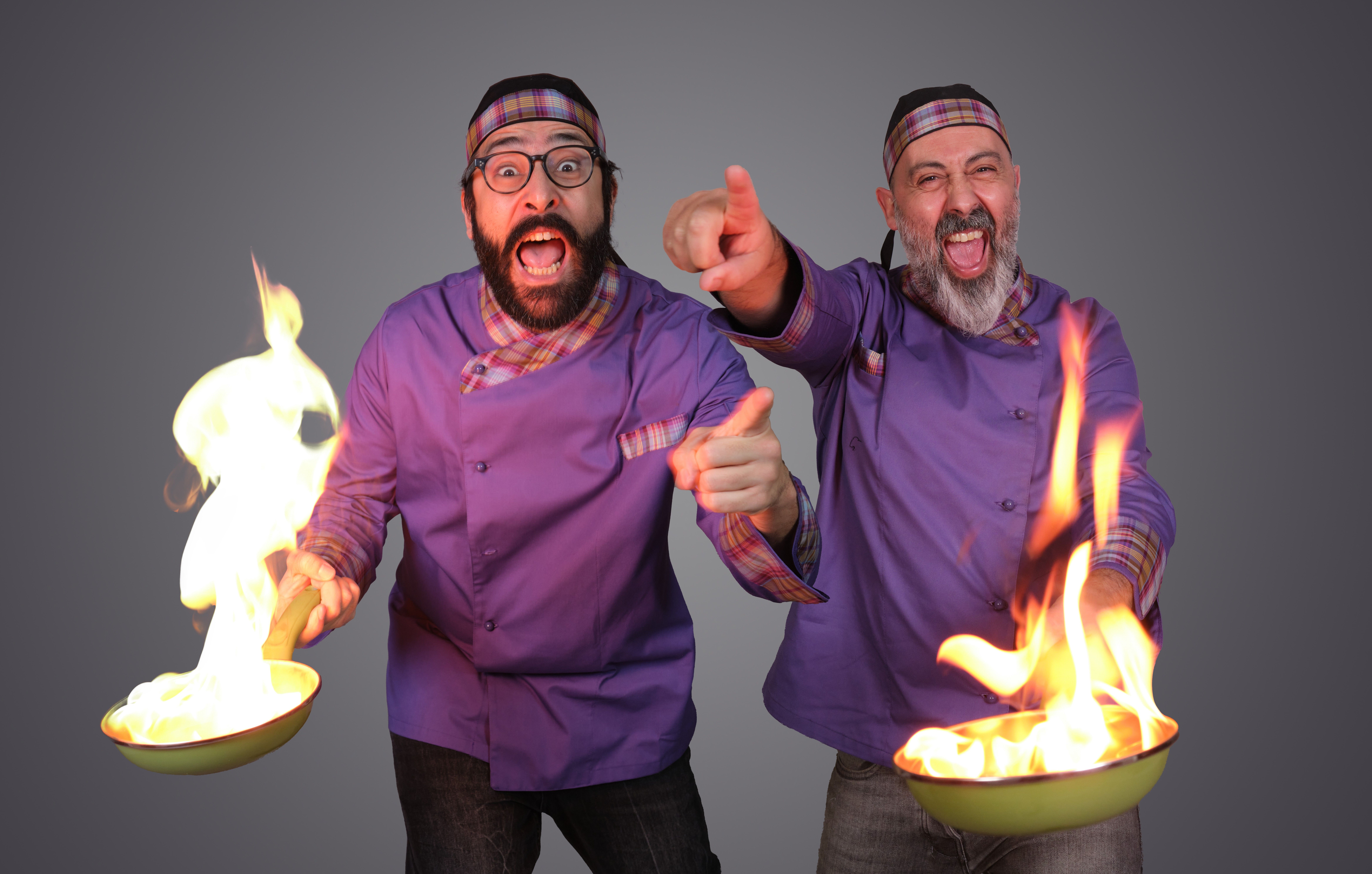 Protagonistas de la obra 'Máis Saaabor!'