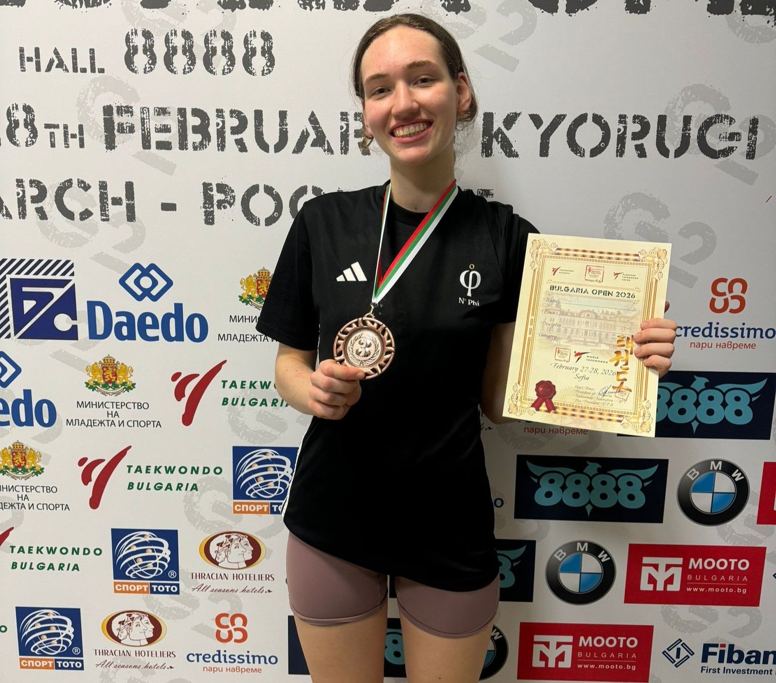 Bronce para a caldense Katy Rebón no Open de Bulgaria