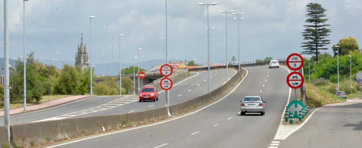Nova sinalización na Autovía de Marín (PO-11)