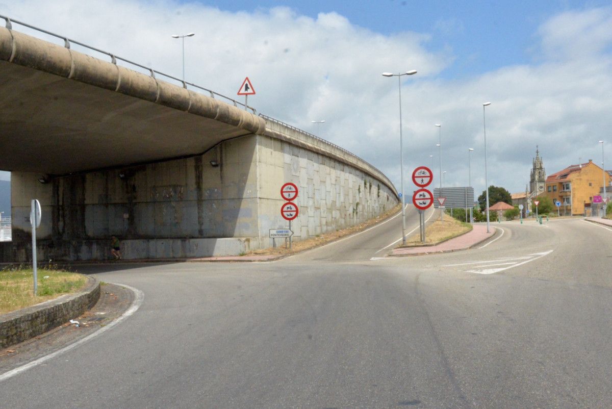 Nova sinalización na Autovía de Marín (PO-11)