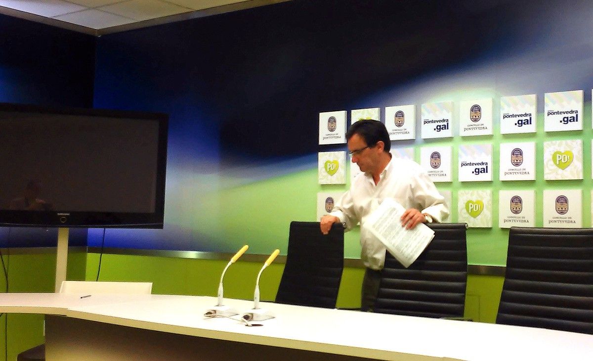 El portavoz del equipo de gobierno en Pontevedra, Raimundo González