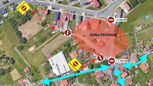 Zona pechada ao tráfico con motivo da Festa do Caldo
