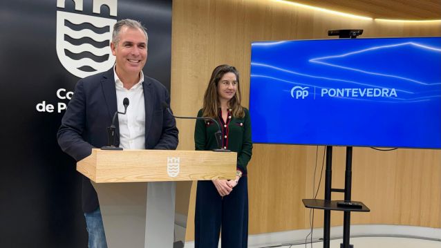 Rafa Domínguez e Silvia Junco, do PP Rafa Domínguez e Silvia Junco, do PP