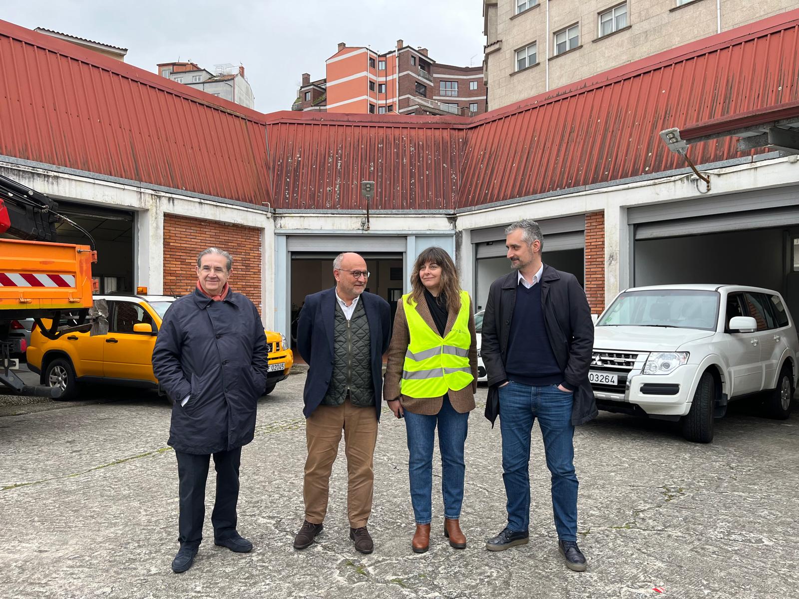Abel Losada visita el Parque de Maquinaria de la Avenida de Uruguay