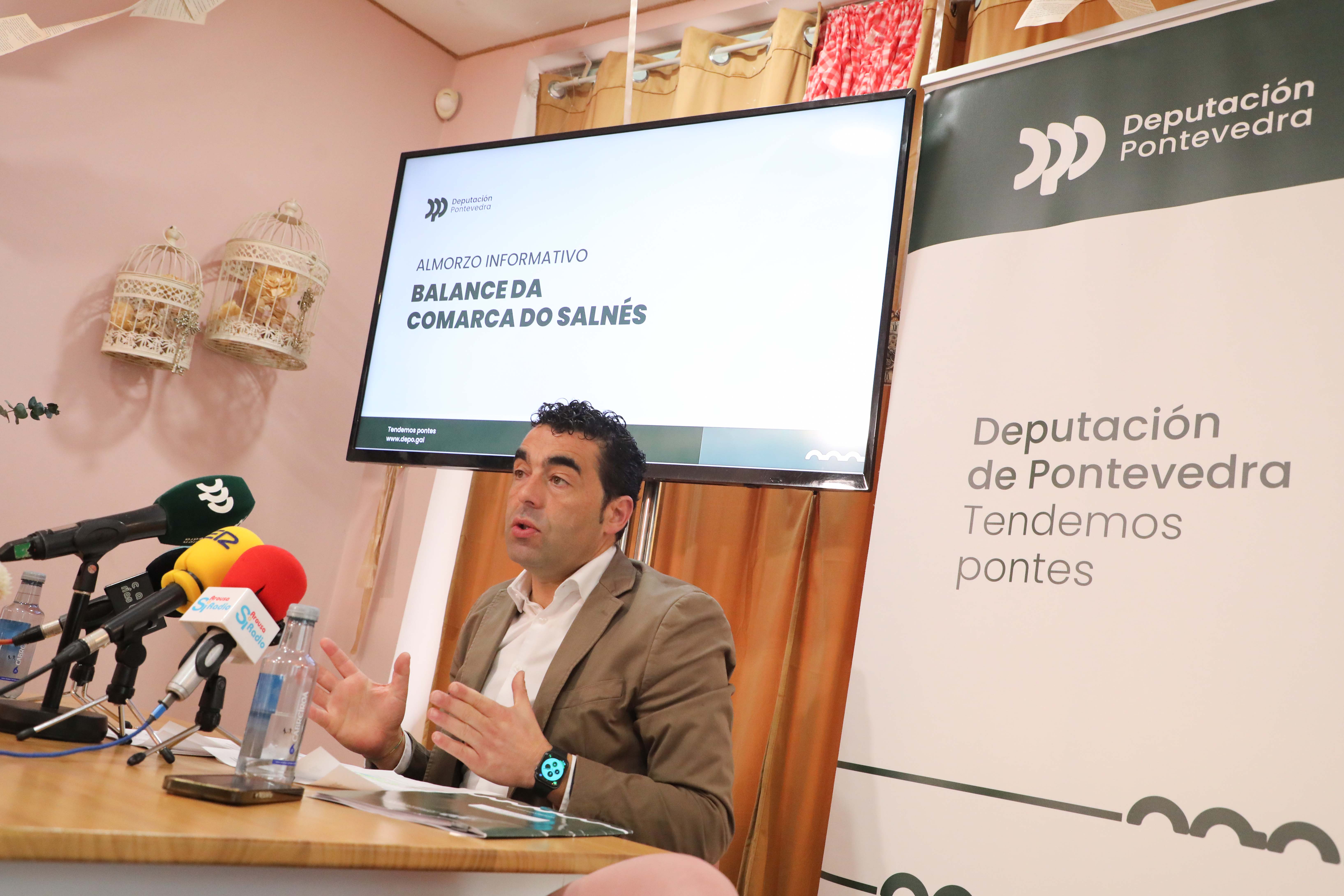 Luis López hace balance de las inversiones en O Salnés y Caldas