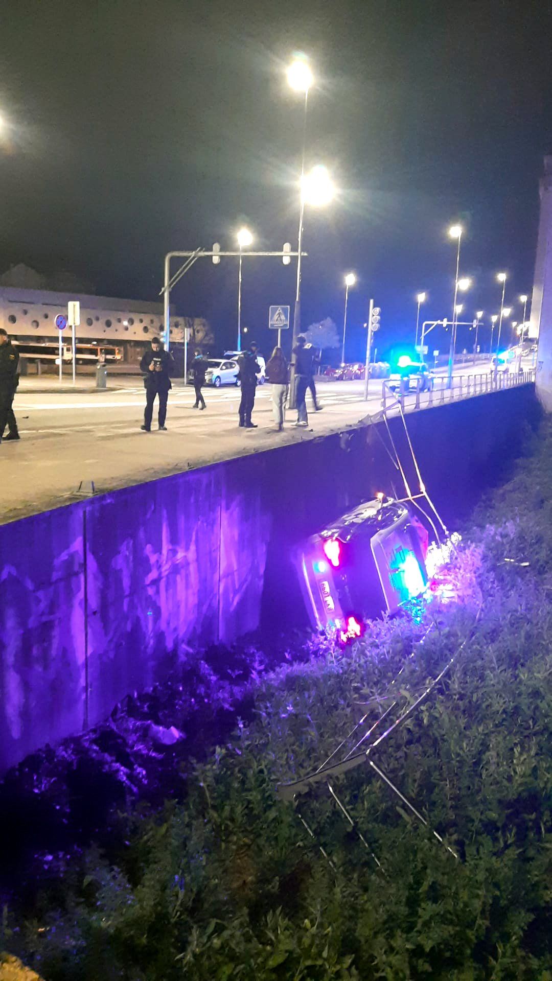 La persecución policial se producía durante la madrugada de este viernes 6 La persecución policial se producía durante la madrugada de este viernes 6