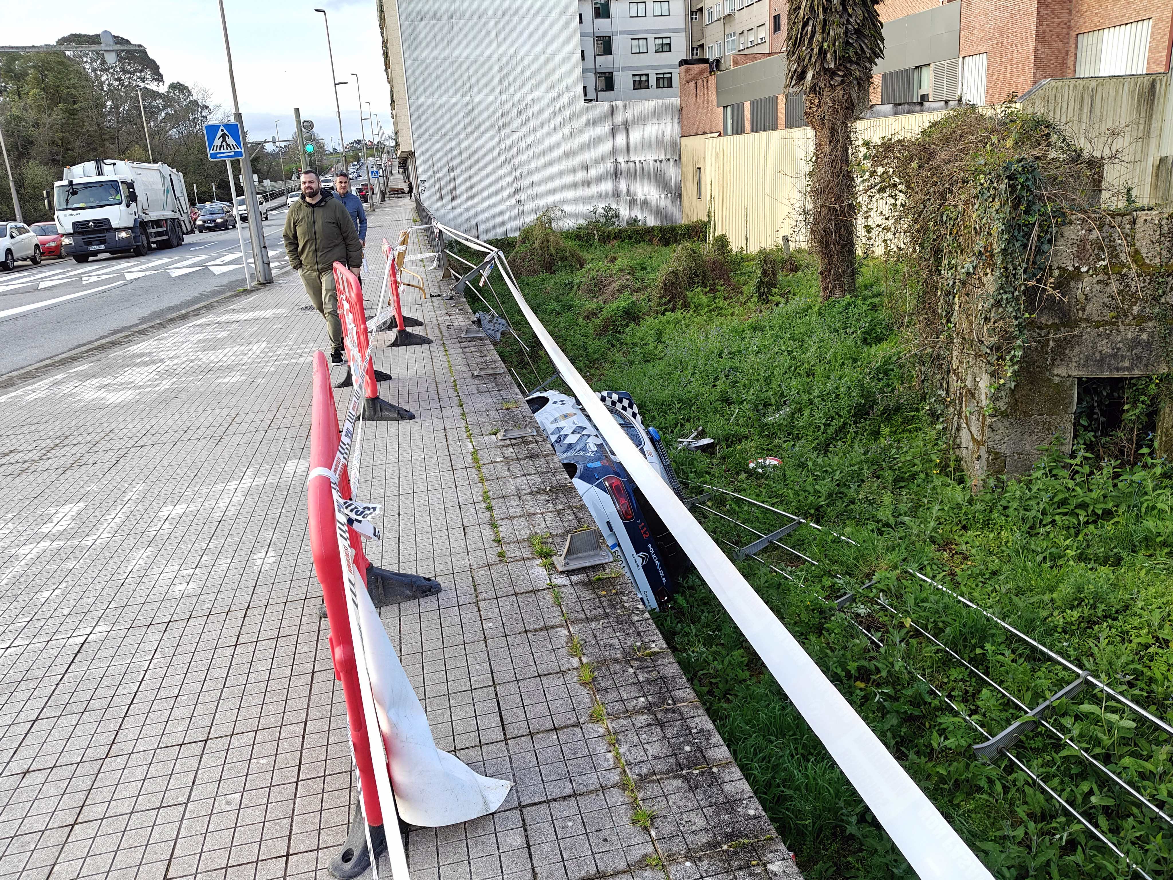 La zona permanece precintada La zona permanece precintada