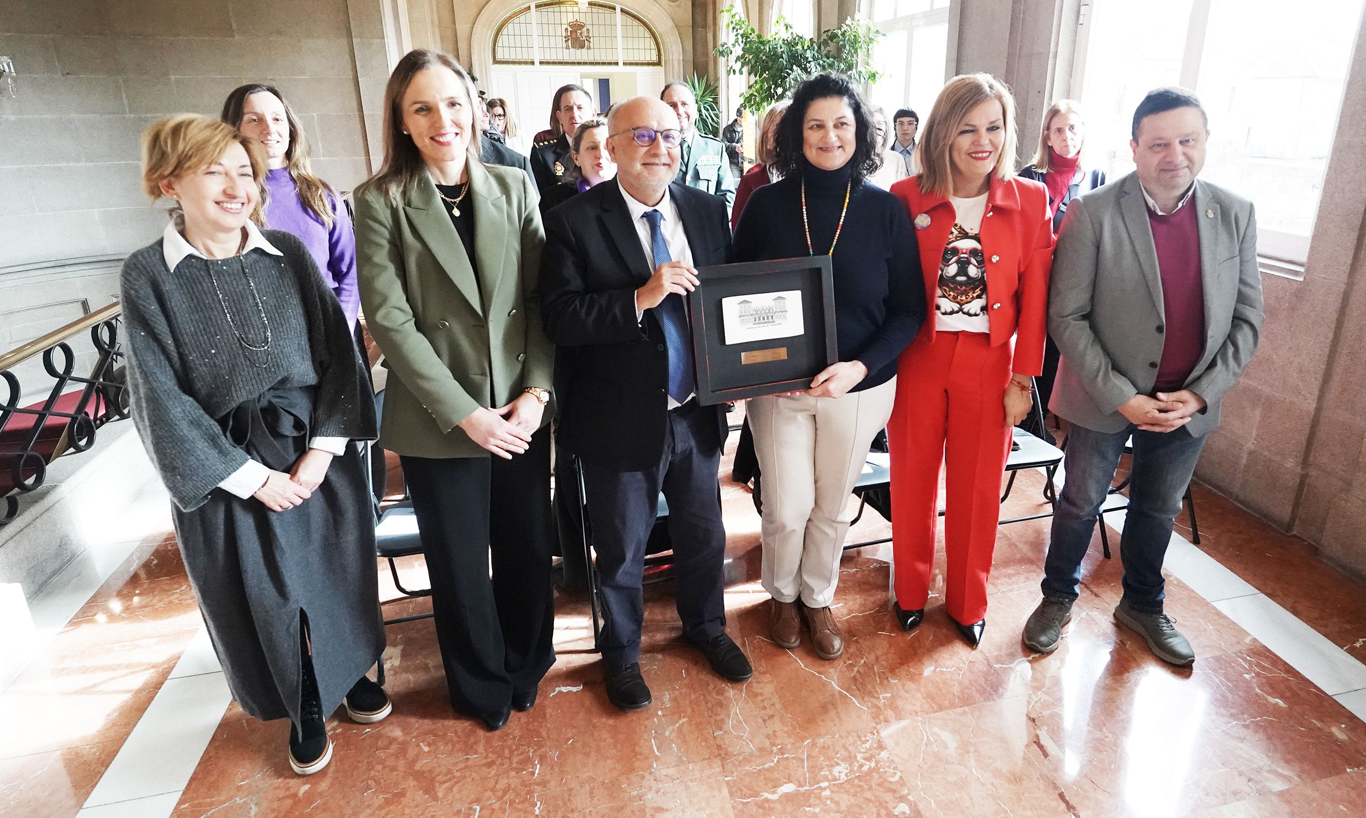 Acto polo 8M na Subdelegación do Goberno