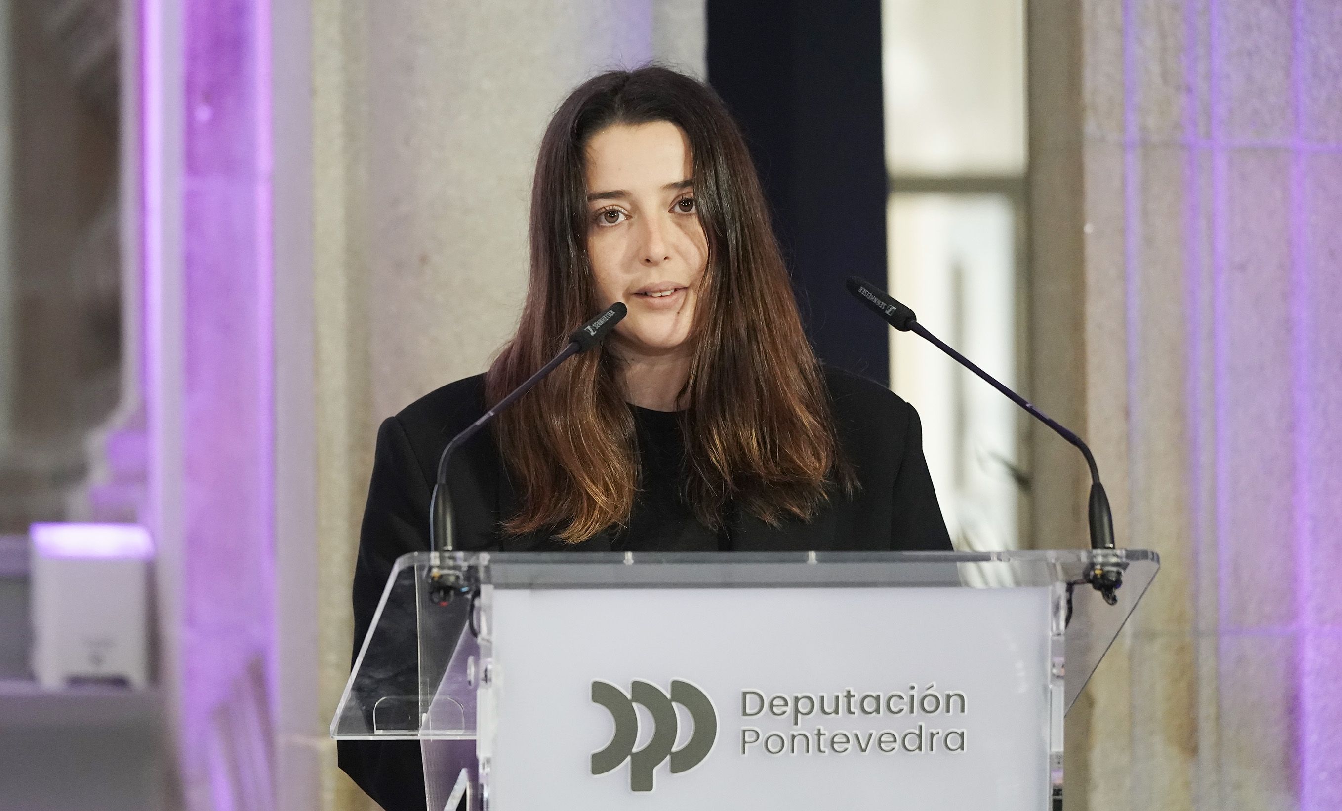 Acto por el 8M en la Deputación de Pontevedra