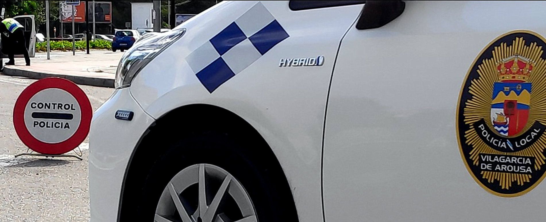 Control de la Policía Local de Vilagarcía de Arousa