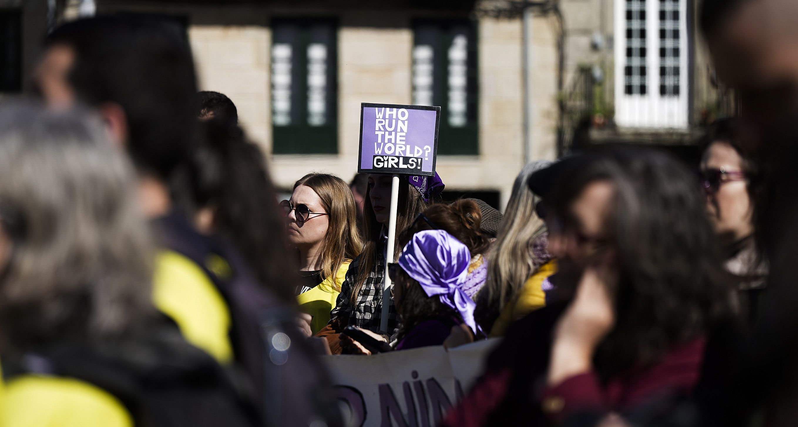 Manifestación en Pontevedra convocada por la Asemblea de Mujeres 8M y el colectivo 'Fulanas'
