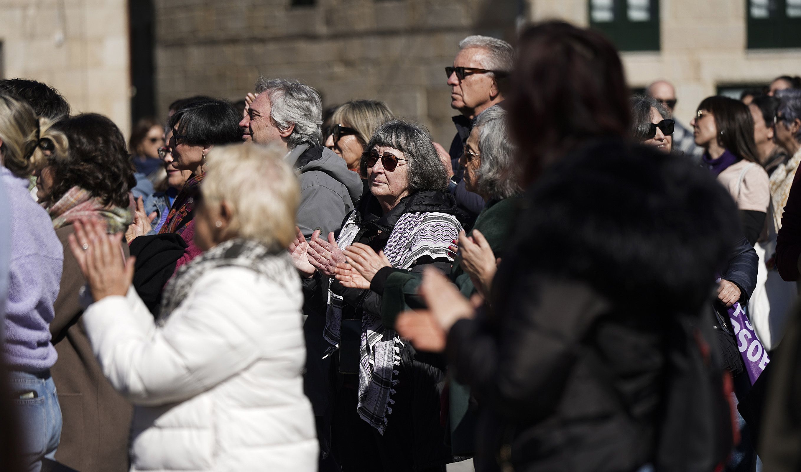 Manifestación en Pontevedra convocada por la Asemblea de Mujeres 8M y el colectivo 'Fulanas'