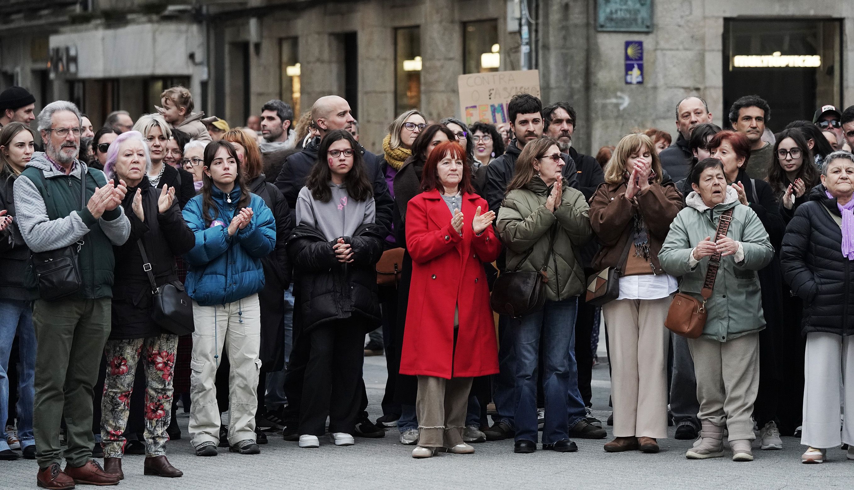 Manifestación del 8M en Pontevedra convocada por la Marcha Mundial de las Mujeres Manifestación del 8M en Pontevedra convocada por la Marcha Mundial de las Mujeres