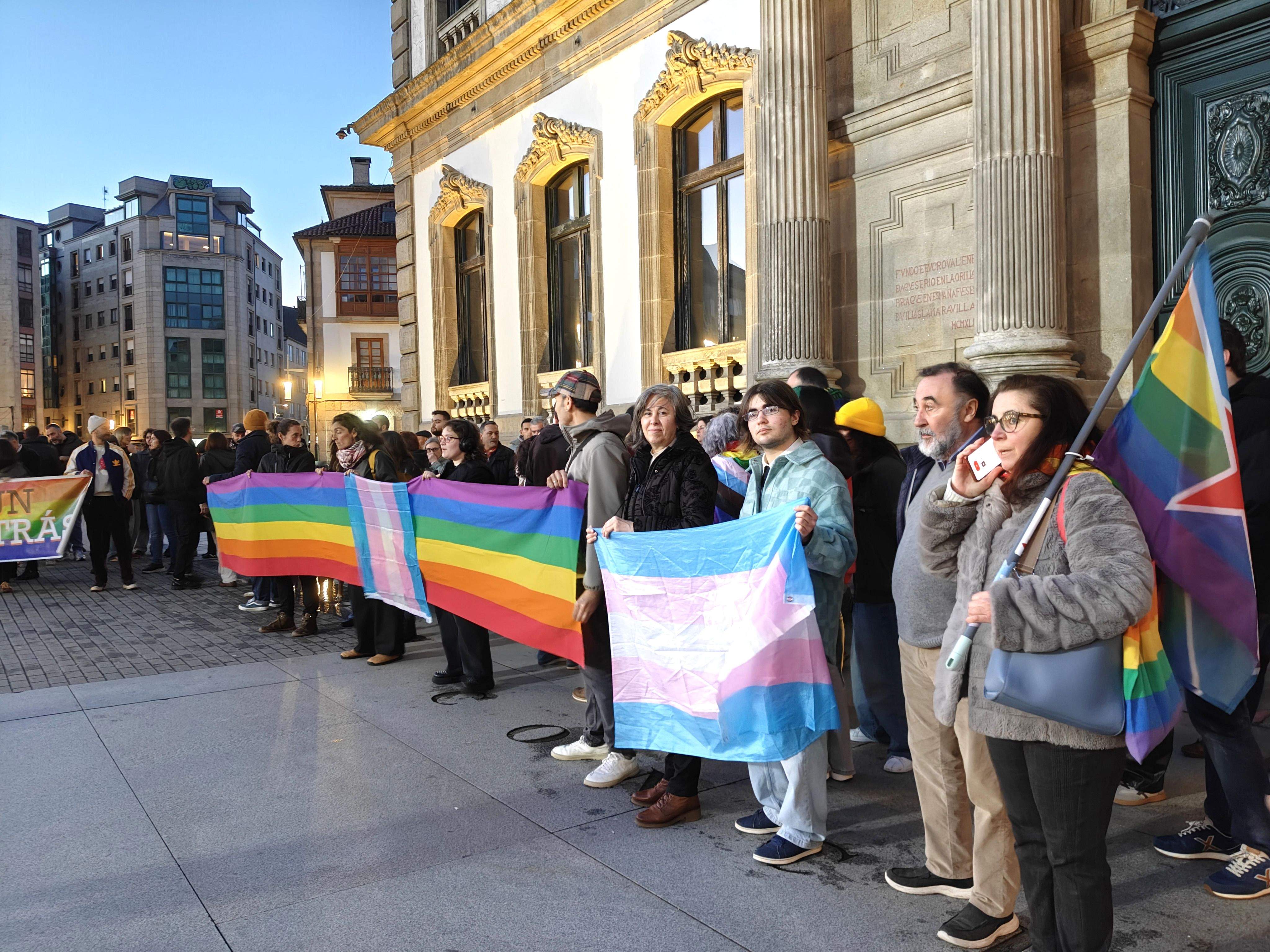 Concentración contra la agresión homófoba Concentración contra la agresión homófoba